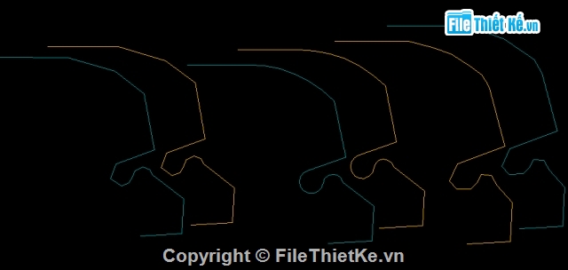 File cad,Đường taluy,lisp